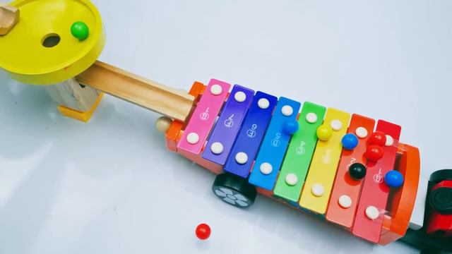 Marble Run Race ☆ HABA Slope & Retro Makita Truck, Garbage Truck Long Version #007 смотреть онлайн