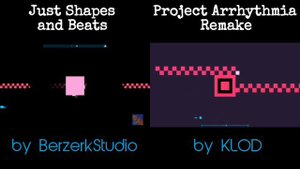 Unlocked by Plesco | Just Shapes and Beats & Project Arrhythmia Comparison