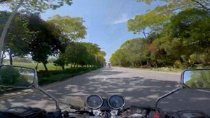 HONDA CB400R SUPER 4 RAW EXHAUST BLUEFLAME SOUND 4K