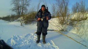 Налим на блесну