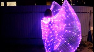 Светодиодные крылья для восточного танца