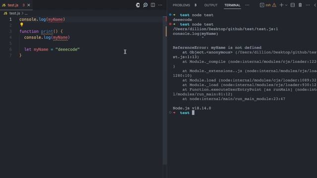 Temporal Dead Zone, in JavaScript, Simplified