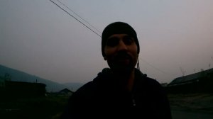 Ночной посёлок на севере.Почти как Silent Hill..