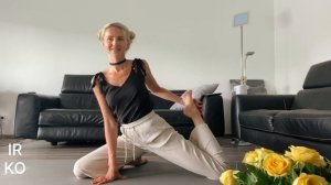 FULL BODY WORKOUT AT HOME WITHOUT EQUIPMENT AND WITHOUT CELLULITE.STRETCHING with Irina Kovych