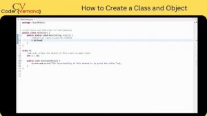 HOW TO CREATE A CLASS AND OBJECT || Java Level 2 part 2 || LIVE CODE WITH EXPLANATION