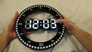 Настенные электронные часы DS-3668L - Распаковка, полный обзор, инструкция