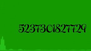 Numbers 0 to 10000000000000