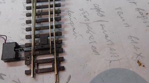 миниатюрный стрелочный привод на макет масштаба 1/87 своими руками