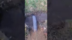 Копка поверхностного дренажа участка