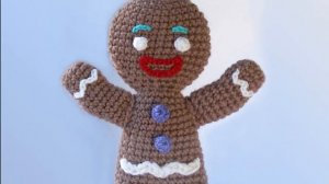 Амигуруми: схема Пряничный человечек. Игрушки вязаные крючком! Free crochet patterns.