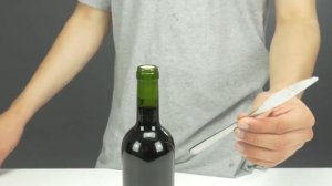 Без штопора. Как открыть бутылку вина.14 способов.