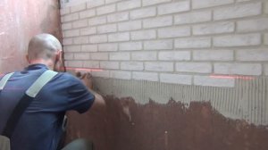 Укладка декоративного камня из гипса (часть 1)
