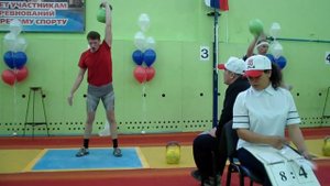 Александр Слободин. Рывок гири 24 кг  - 167 подъемов.
