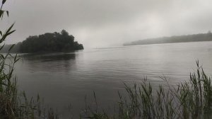 Густой туман над рекой Дон