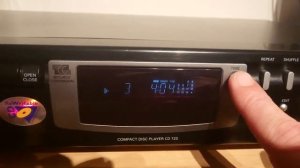 Philips CD 723 CD Player - Demo - No audio on this video