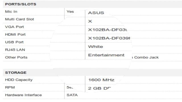 Asus X102BA-DF039H Netbook Specification [INDIA] смотреть онлайн