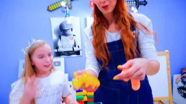 МАМА и Катя ИСПОРТИЛи все СЛАЙМЫ? Сделала ГИГАНТСКИЙ СЛАЙМ 100 слоёв