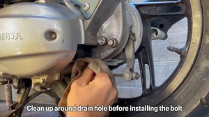 Honda PCX 125 - Final Drive / Transmission Oil Change | Mitch's Scooter Stuff
