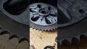 Сборка задней звёздочки Jawa 638