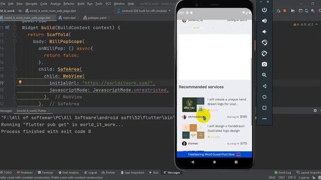 WebView And WebView Back Button Problem Solved in Flutter | Flutter WebView| Back Button In Flutter смотреть онлайн