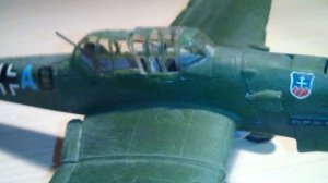 Обзор сборной пластиковой модели Ю-87 от звезды.