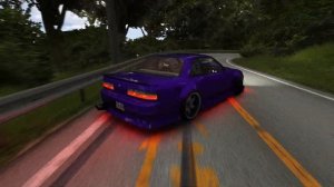 Touge Drifting On Closed Roads  - EK Tsukuba - DWG Nissan Silvia S13.5 D-Max - Assetto Corsa