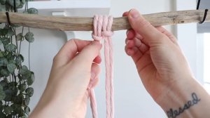 Lark’s Head Knot Macrame Tutorial