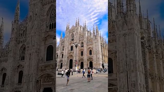 exploring Piazza del duomo in Milan #italy #travel #trending