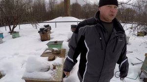 Зимовка пчел на улице 2017!  Ревизия пасеки