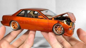 Разбил Nissan Silvia. Краш тест в масштабе