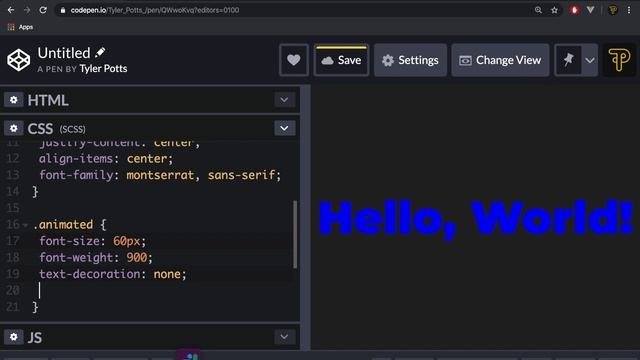 Animated Text Hover Effect in HTML & CSS смотреть онлайн