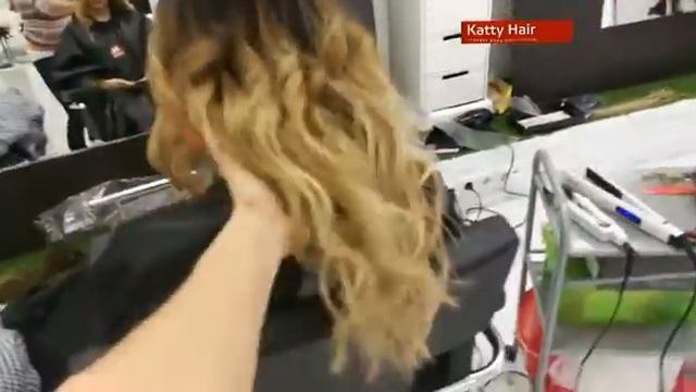 Наращивание на кудрявые волосы. смотреть онлайн