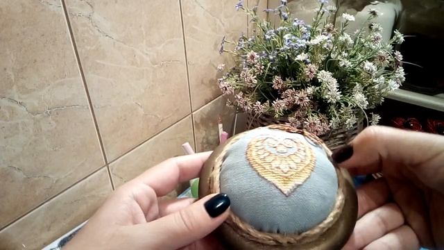 Вышивка крестом. Моя первая игольница. смотреть онлайн