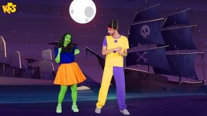 Halloween CopyCat | Zombie Dance |  Kids Funny Songs