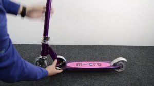 Городской самокат Micro Sprite SE Purple Stripe | Распаковка | Обзор | Unboxing | Review