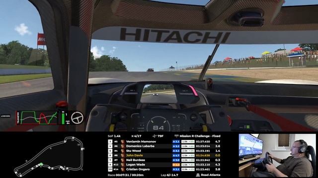 iRacing Porsche Mission R at Road Atlanta the quiet before the storm 2022 Season 4 Week 2 смотреть онлайн