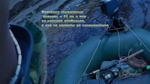ямаха 2 на лодке с навесным транцем