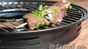 Шашлык из бараньей печени