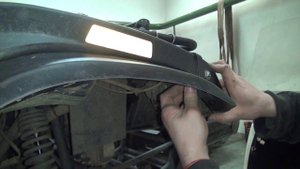 Установка расширителей арок на квадроцикл STELS 600Y Леопард