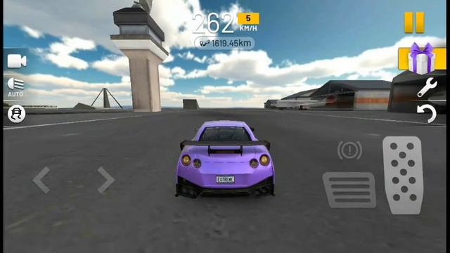 Top speed of NISSAN GTR in extreme car driving simulator смотреть онлайн