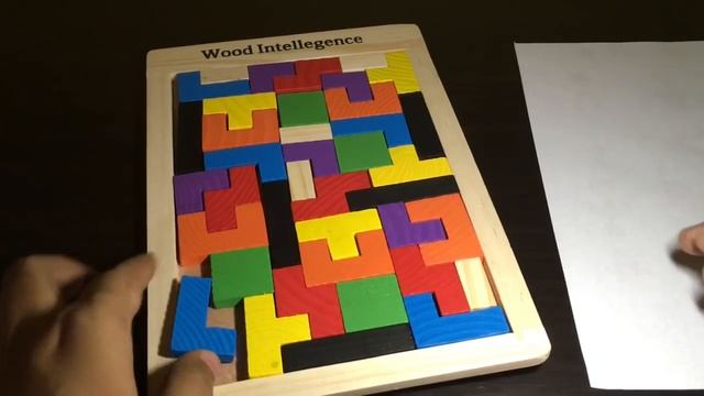 Wooden Tetris Puzzle смотреть онлайн