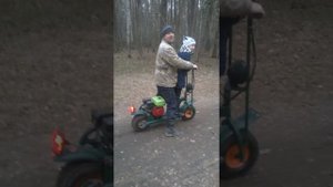 мотосамокат " КРЕПЫШ " своими руками