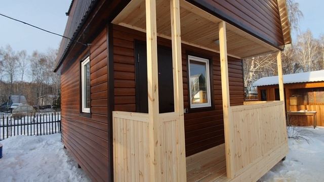 Дачный дом 4х6м от компании Лесное раздолье Омск