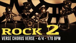 170 BPM - Rock 2 - 4/4 Drum Track - Metronome - Drum Beat