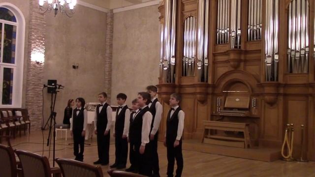 Вестфальская народная песня "Веселые подмастерья". Исполняет ансамбль мальчиков "Con Anima"
