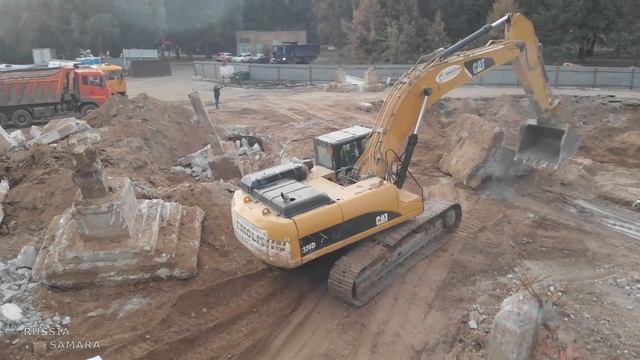 Демонтаж ТЦ Колизей (1994 - 2022 г.) / Кировский район / сентябрь 2022 г. / город Самара / Russia смотреть онлайн