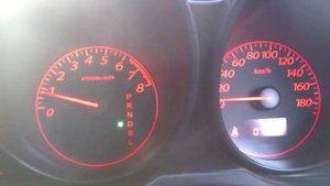 Работа вариатора при "начало движения - остановка"