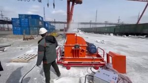 Молотковая дробилка МПС 630.  Дробление глинозема.