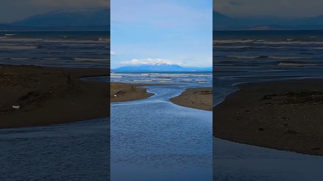 Утро на Охотском море, устье реки Айрупка