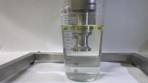 Смешивание масла с водой ультразвуковым диспергатором за 5 секунд